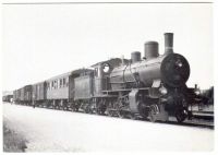 Postkarte mit: Züge - 100 Jahre SBB 